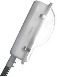 White Acrylic Covered Lamp