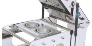 Stainless Steel Double Cup Sealing Machine