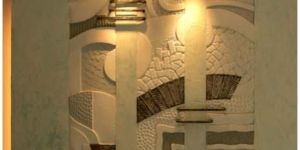 White Siporex Mural Paintings