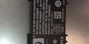 RAID p410i Battery