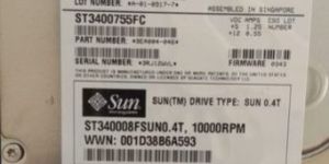 Sun Fc HDD 400gb 10k Hard Drive