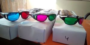 Male Black 3D Glasses