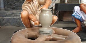 Fiberglass Potter Statue