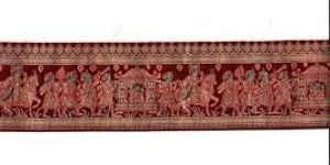 Georgette Banarasi Border Lace