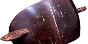 Coconut Shell Hair Clip