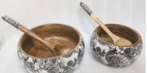 Wooden Bowl Set