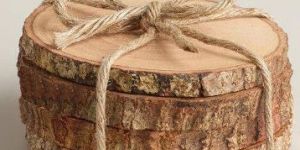 Wooden Tea Coaster Set