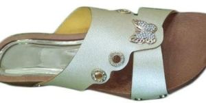 Ladies PVC Party Wear Slipper