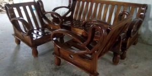Wooden Sofa Set