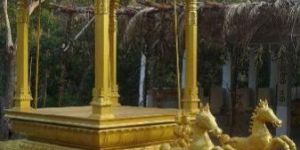 Gold Silver Temple Cars Chariots