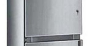 Stainless Steel Two Door Refrigerator