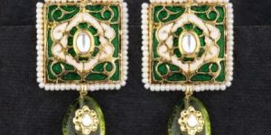 Pastel Green Peridot Earrings