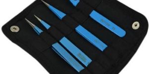 Stainless Steel Tweezers Set