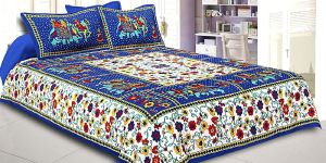Jaipuri Print Bed Sheet