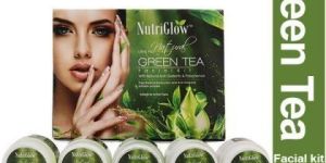 NutriGlow Ultra Rich Natural Green Tea Facial Kit 250 Gm