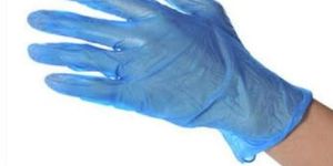 Blue Vinyl Examination Gloves
