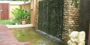 Stone Wall Fountain