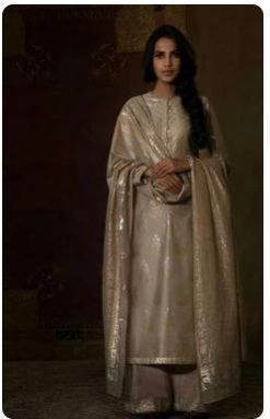 Ladies Chanderi Suit