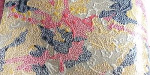 Cow Printed Foil Leather