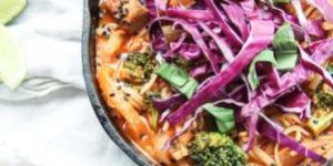 Drupe Almond & Coconut Curry Noodle Bowl