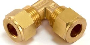 Brass Olive Elbow Assembly