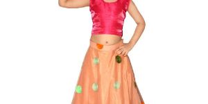 Girls Cotton Dress Pink