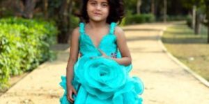 Kids Blue Gown