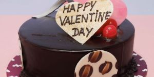 Double Chocolate Valentine Cake
