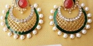 Multicolour Polki Earrings