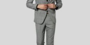Grey Glencheck Suit