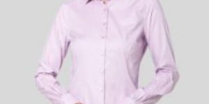 Pink Twill Dobby Shirt