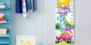 Personalized Dinosaur Themed Growth Chart