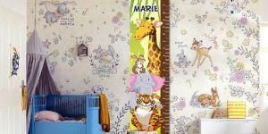Personalized Jungle Safari Growth Chart