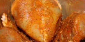 Chicken Tandoori Marinade Whole without Cut