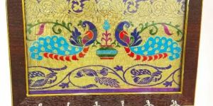Paithani Key Holder