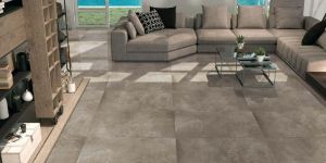 Varmora Glossy Ink Finish Floor Tile