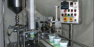 Stainless Steel Curd Cup Filling Machine