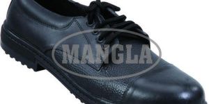 Leather Black Safety Shoe