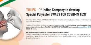 COVID 19 TEST Polyester Spun SWABS