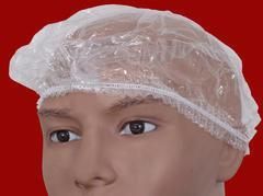 White Disposable Shower Cap