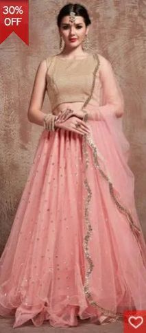 Net Lehenga