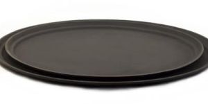 Black Service Tray