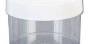 Transparent Round Polypropylene Jar