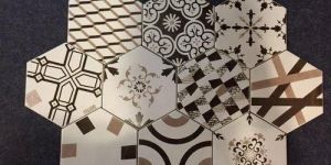 Printed Hexagon Tiles