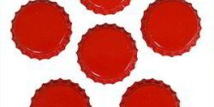 Red Plastic Bottle Caps