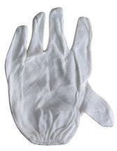 White Vinyl Cotton Hand Gloves