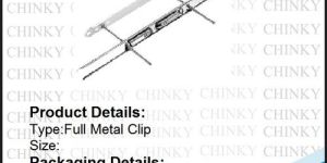 Office Silver Full Metal Clip