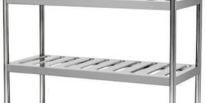 Silver Stainless Steel Pot Rack