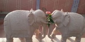 Sandstone Elephant Statue