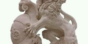 Sandstone Lion Statue